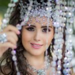 elegant bridal crystal tiara