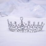 sparkling crystal bridal crown